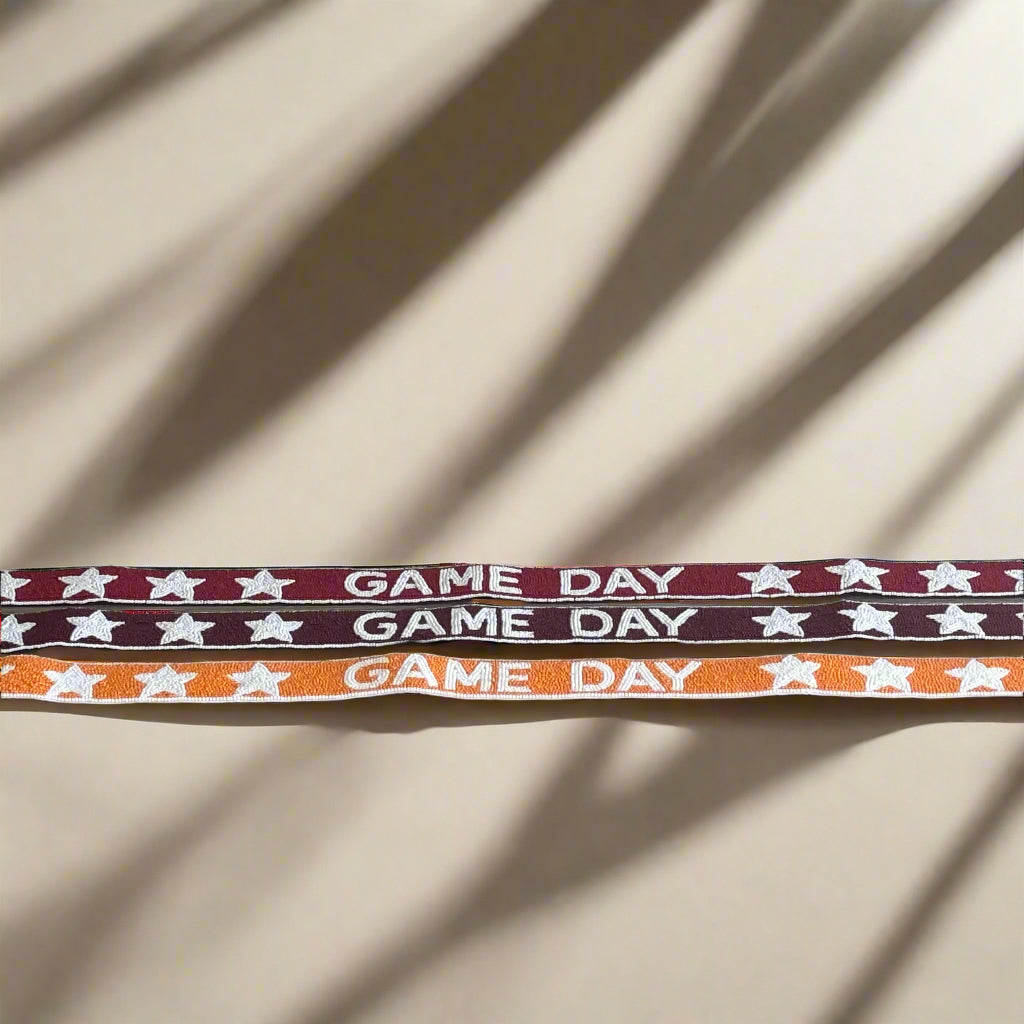BEADED GAME DAY PURSE STRAP