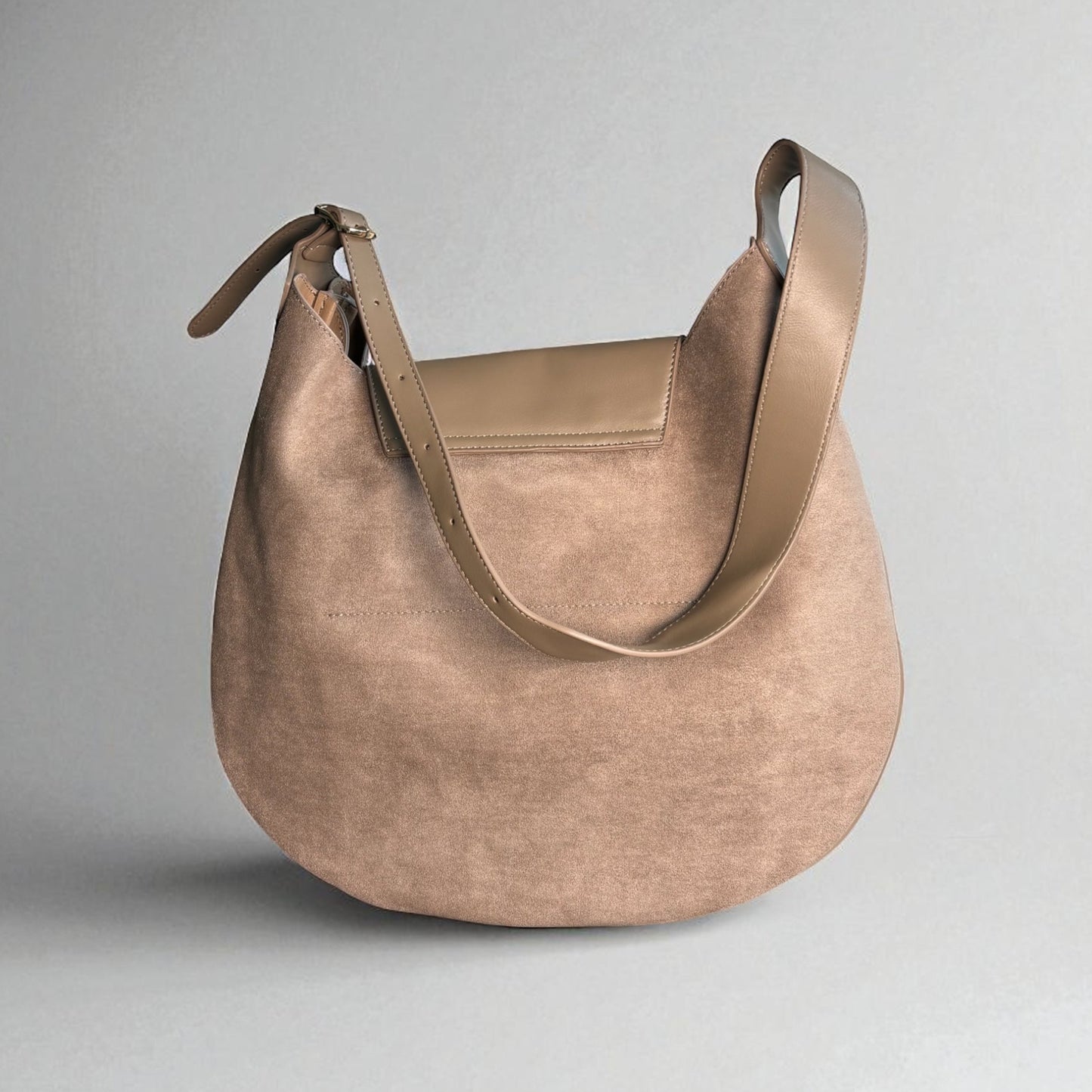 JACKIE SUEDE SHOULDER BAG