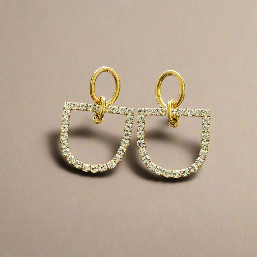 DIAMOND EQUESTRIAN  EARRING