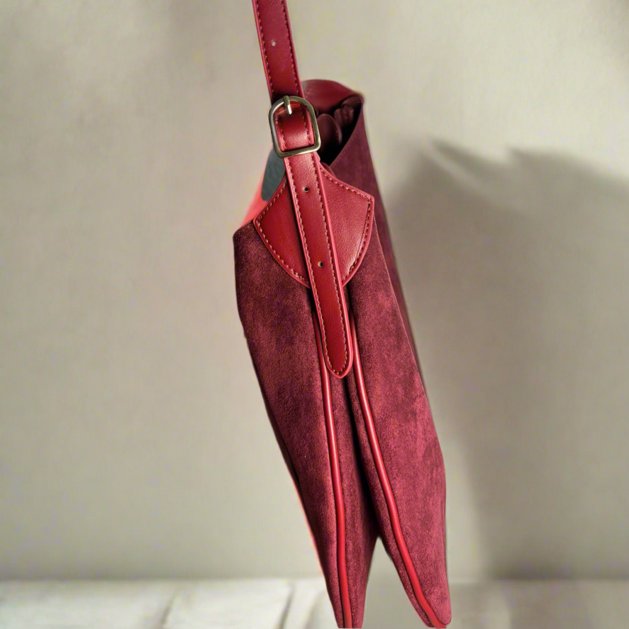 JACKIE SUEDE SHOULDER BAG