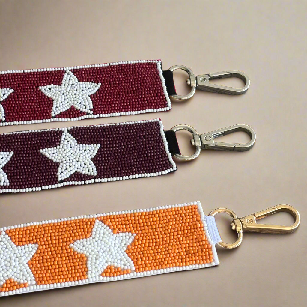 BEADED GAME DAY PURSE STRAP
