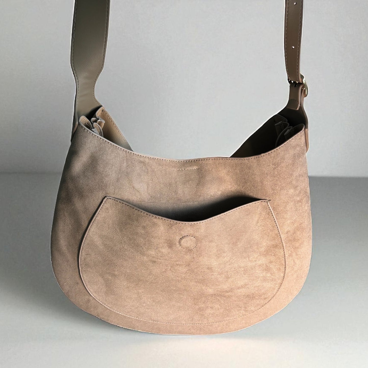 JACKIE SUEDE SHOULDER BAG