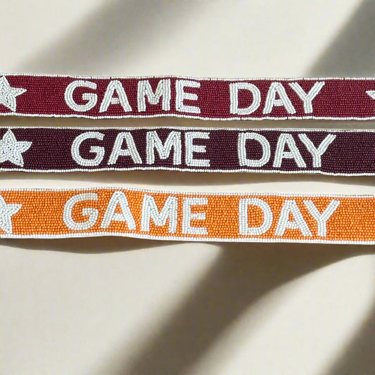 BEADED GAME DAY PURSE STRAP