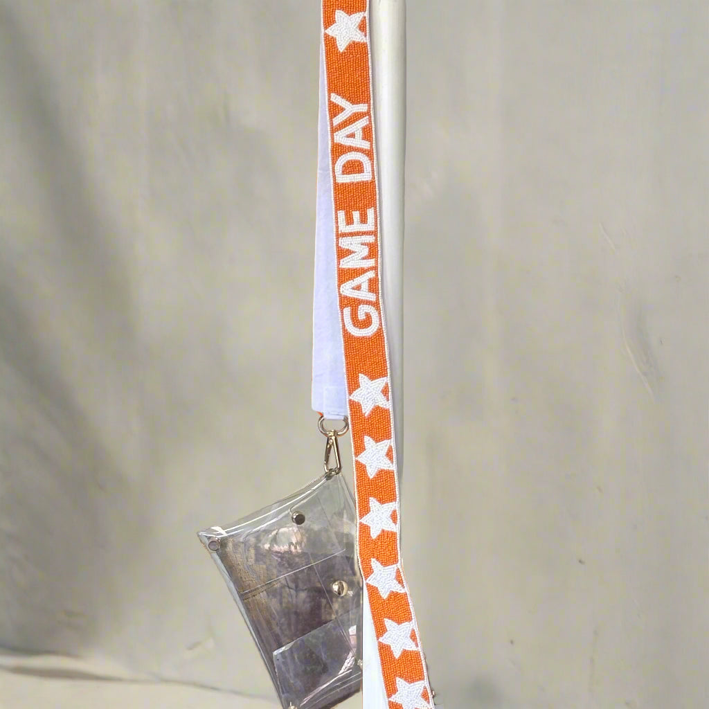 BEADED GAME DAY PURSE STRAP