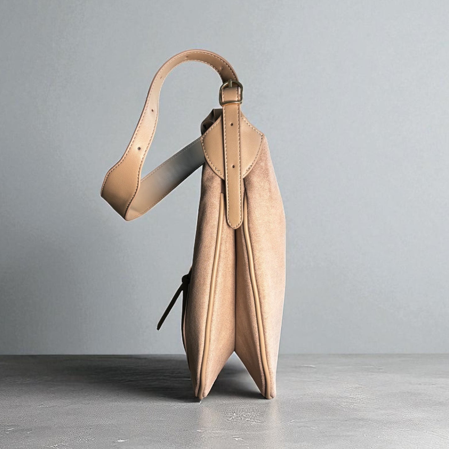 JACKIE SUEDE SHOULDER BAG