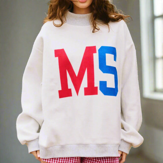 MISSISSIPPI REVERSIBLE SWEATSHIRT - available for preorder: ships in August (use code PREORDER for free shipping)